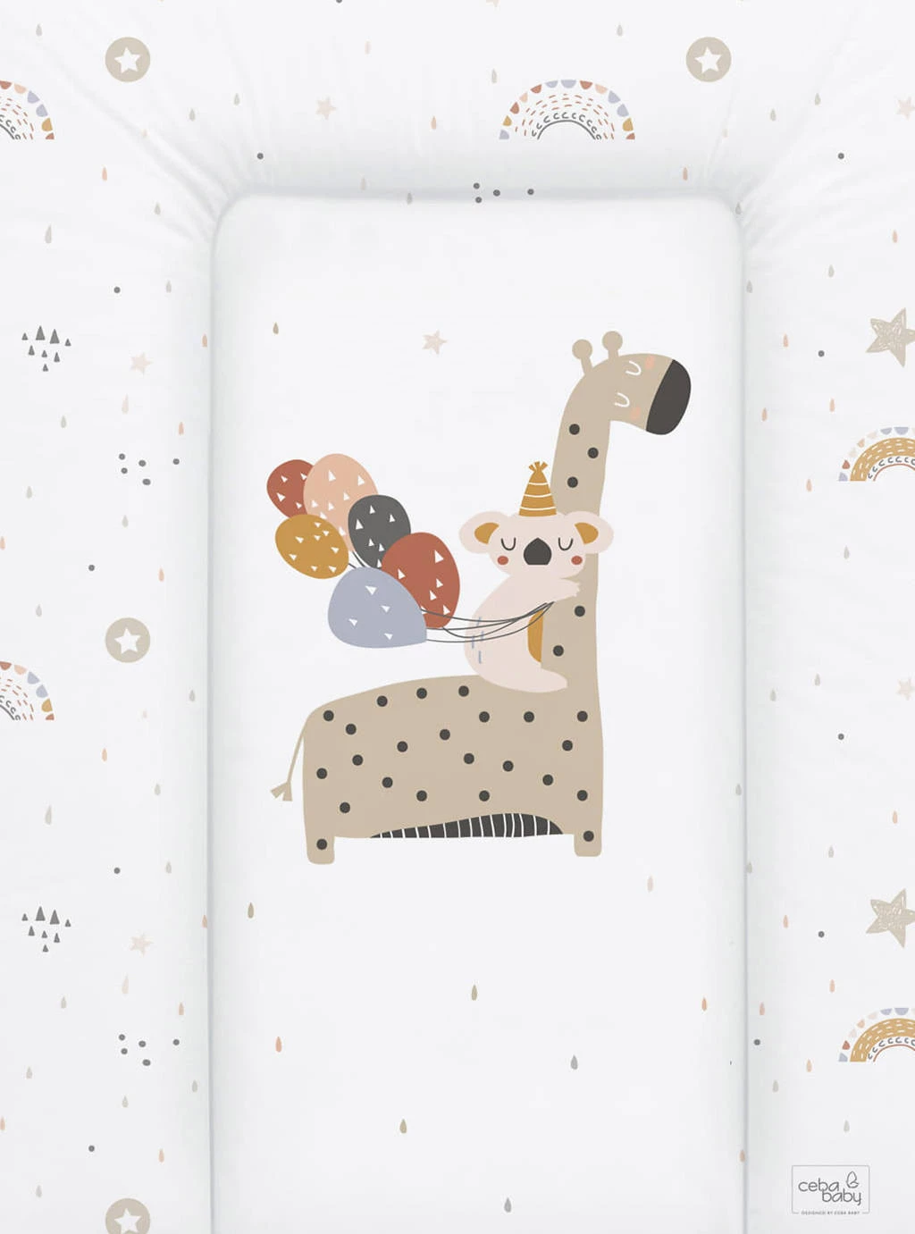 Ceba Baby Miękki przewijak - Giraffe