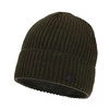 Czapka zimowa męska, khaki, z wełną merino, Jeffrey