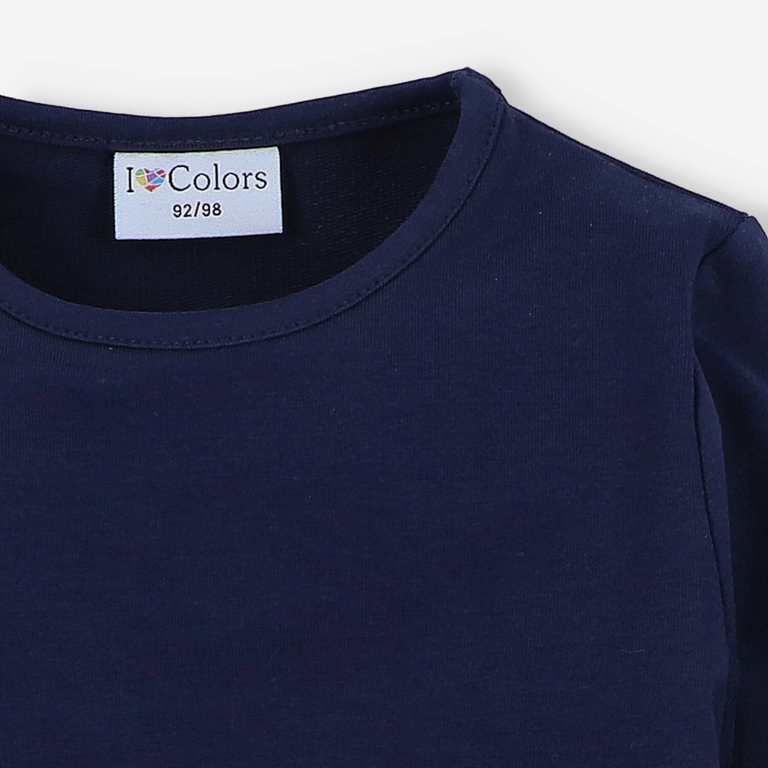 Bluza Dresowa Dziewczęca Z Długim Rękawem Granatowa