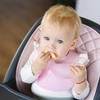 Babyono Ultracienki Śliniak Sylikonowy - Różowy