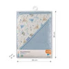 Babyono Okrycię Kąpielowe.Frotte Prmium 100 X 100 - Niebieskie