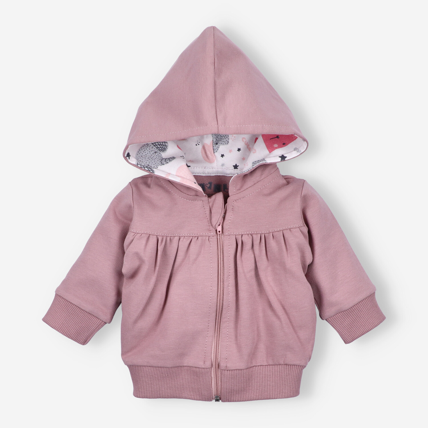 Bluza dresowa z kapturem My Best Friends z bawełny organicznej dla dziewczynki