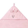 Babyono Okrycie Kąpielowe Bambusowe 100x100 Różowe