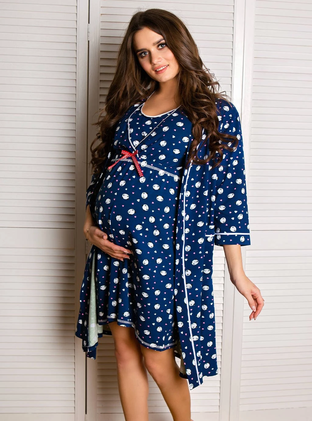 Szlafrok Damski Bawełniany Panda