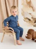 Bluza Niemowlęca Natural Waffel - Denim