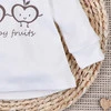 Bluzka niemowlęca Happy Apples  z bawełny organicznej