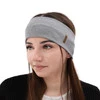 Opaska jesienna, wiosenna, damska, szara, bawełniana Sharon