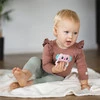 Babyono Grzechotka Sensoryczna Sowa - Różowy