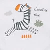 Body niemowlęce z bawełny organicznej Zebra
