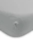 Sensillo Prześcieradło Jersey Deluxe 120x60 Szary 
