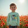 Bluzka Chłopięca z Długim Rękawem Lagarto Verde - Space