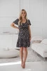 Sukienka ciążowa i do karmienia Lovely Dress krótki rękaw w różyczki