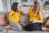 Bluzka ciążowa i do karmienia Milk Shirt rękaw 7/8 mango mohito