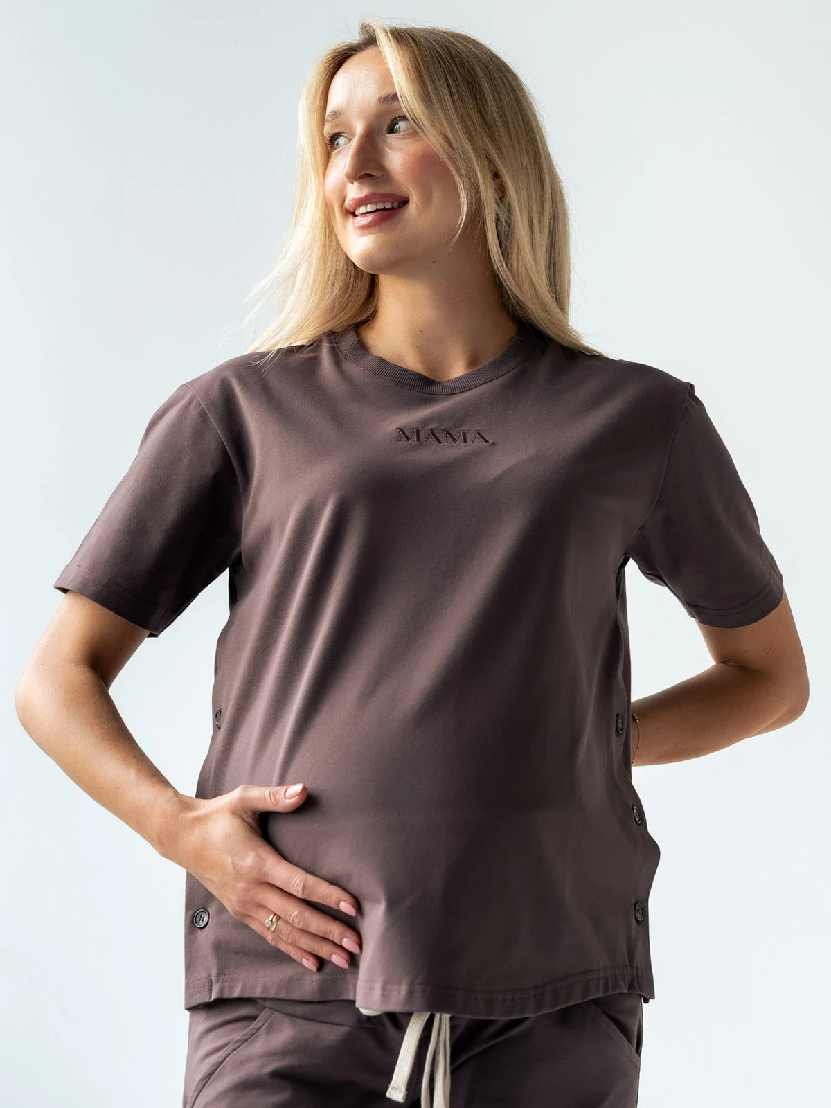 T-Shirt ciążowy i do karmienia CHOCO