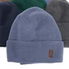 Czapka i komin dla chłopca jesienny, wiosenny komplet, beżowy, 100% wełniany merino Bruce