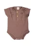 Body Niemowlęce KR Bamboo Muslin Girl - Choco