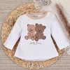 Bluzka niemowlęca Sweet Bears z bawełny organicznej