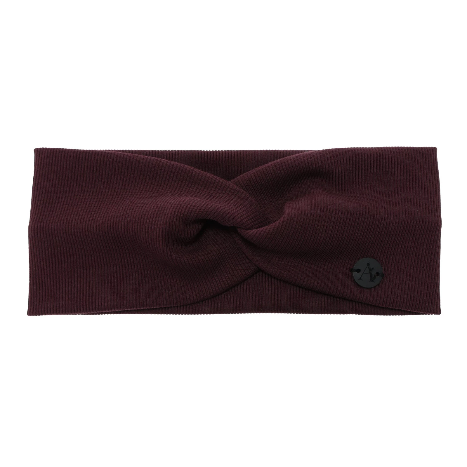 Opaska jesienna, wiosenna, damska, burgundowa, bawełniana Auri