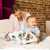 Babyono Zabawka Edukacyjna Mint Pyramid Tiny Yoga
