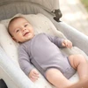 Body kopertowe z bawełny organicznej długi rękaw - lila