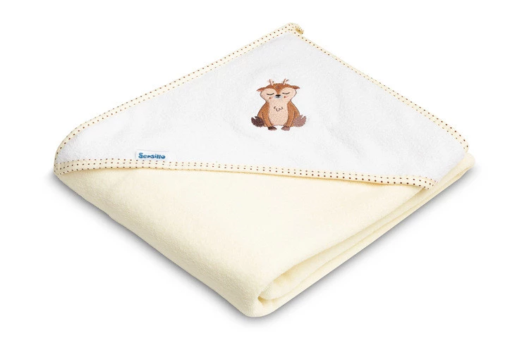 Sensillo Okrycie Kąpielowe Frotte 100x100 Jelonek Beige