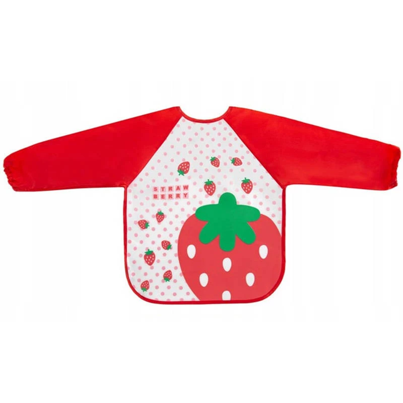 Śliniak rękawek - Truskawka