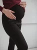Klasyczne spodnie ciążowe GraceFit Mama czarne