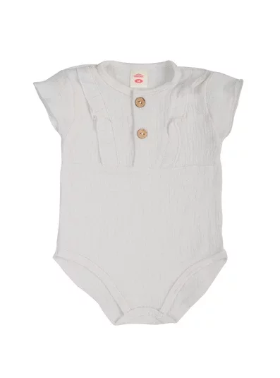 Body Niemowlęce KR Bamboo Muslin Girl - Milk