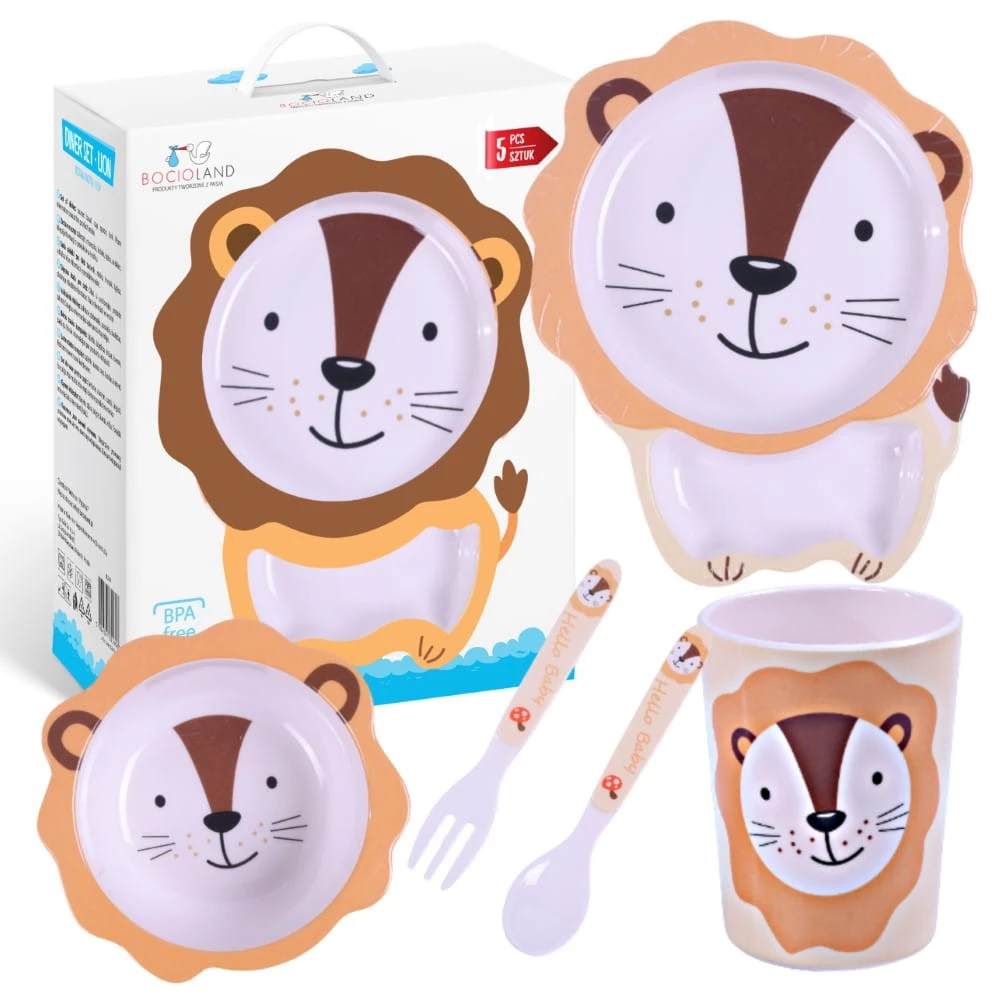 Zestaw Naczyń 5el. - Lew