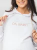 Oh, BABY! bluza ciążowa oversize biała