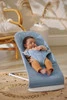 BABYBJORN - leżaczek BLISS Woven, Petal Quilt, Niebieski