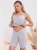 Legginsy Ciążowe Kolarki Gaja - Szare