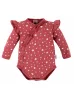 Body baby niemowlęce kopertowe DR Stars - Truskawkowy Róż