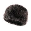 Czapka zimowa damska, podszyta polarem z wełny merino, brązowa Holly