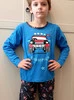 Piżama Chłopięca Auto- Niebieska