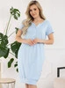 Koszula ciążowa Sunny Midi - Baby Blue