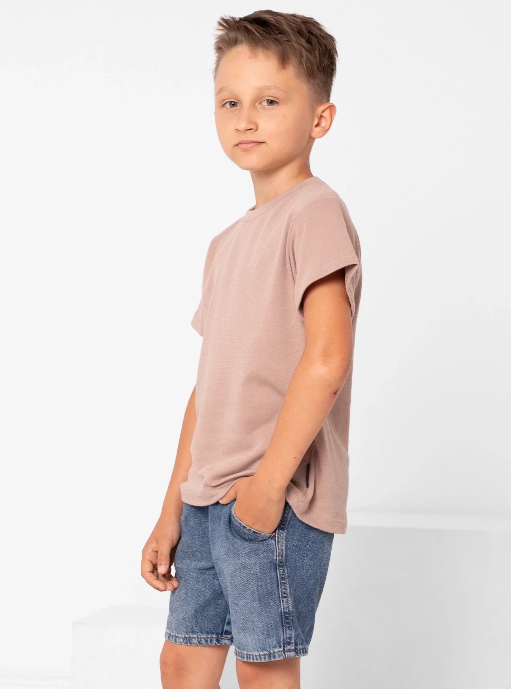 T-shirt Basic Kids - Cappuccino