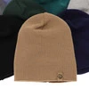 Czapka i komin dla chłopca jesienny, wiosenny komplet, khaki, 100% wełniany merino Richi