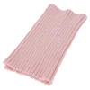 Czapka i komin dla dziewczynki, zimowy komplet, liliowy, z pomponem Fivora