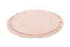 Sensillo Mata Do Zabawy Falbanka Velvet Brudny Retro Róż