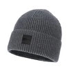Czapka zimowa męska szara 100% wełniana merino Iron
