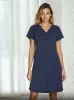 Koszula ciążowa Mirella - Granatowa