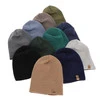 Czapka i komin dla chłopca jesienny, wiosenny komplet, khaki, 100% wełniany merino Richi
