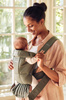 Nosidełko BABYBJORN MINI Woven – Ciemnozielone