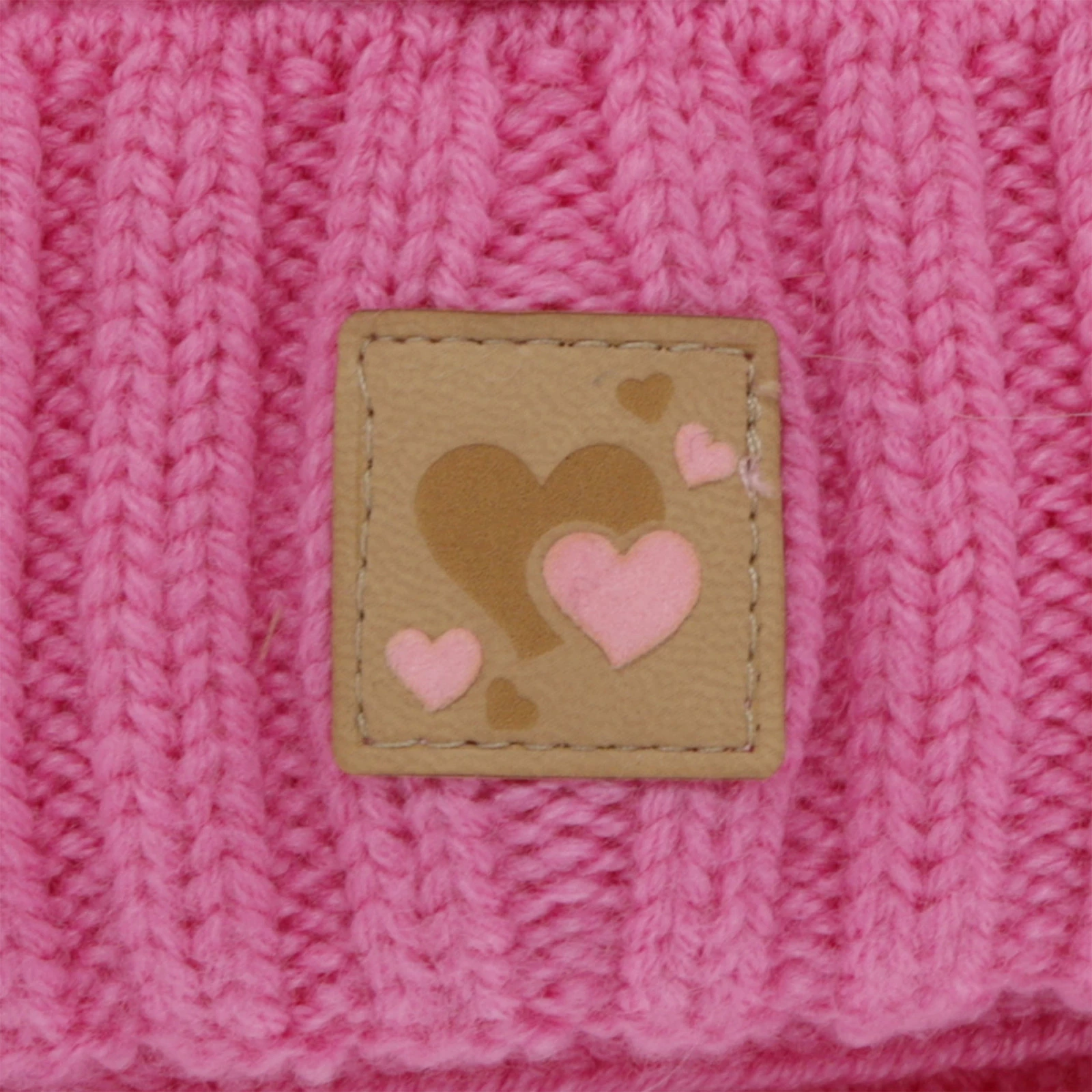 Czapka i komin dla dziewczynki, zimowy komplet, różowy, 100% wełniany merino, podszyty polarem wełnianym, Ronia