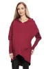 BLUZA NARZUTKA DRESOWA BORDO