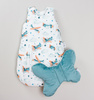 KOMPLET ŚPIWOREK NIEMOWLĘCY LULI LU SAMOLOTY - VELVET & COTTON