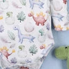 Body niemowlęce DINO EXPLORER z bawełny organicznej