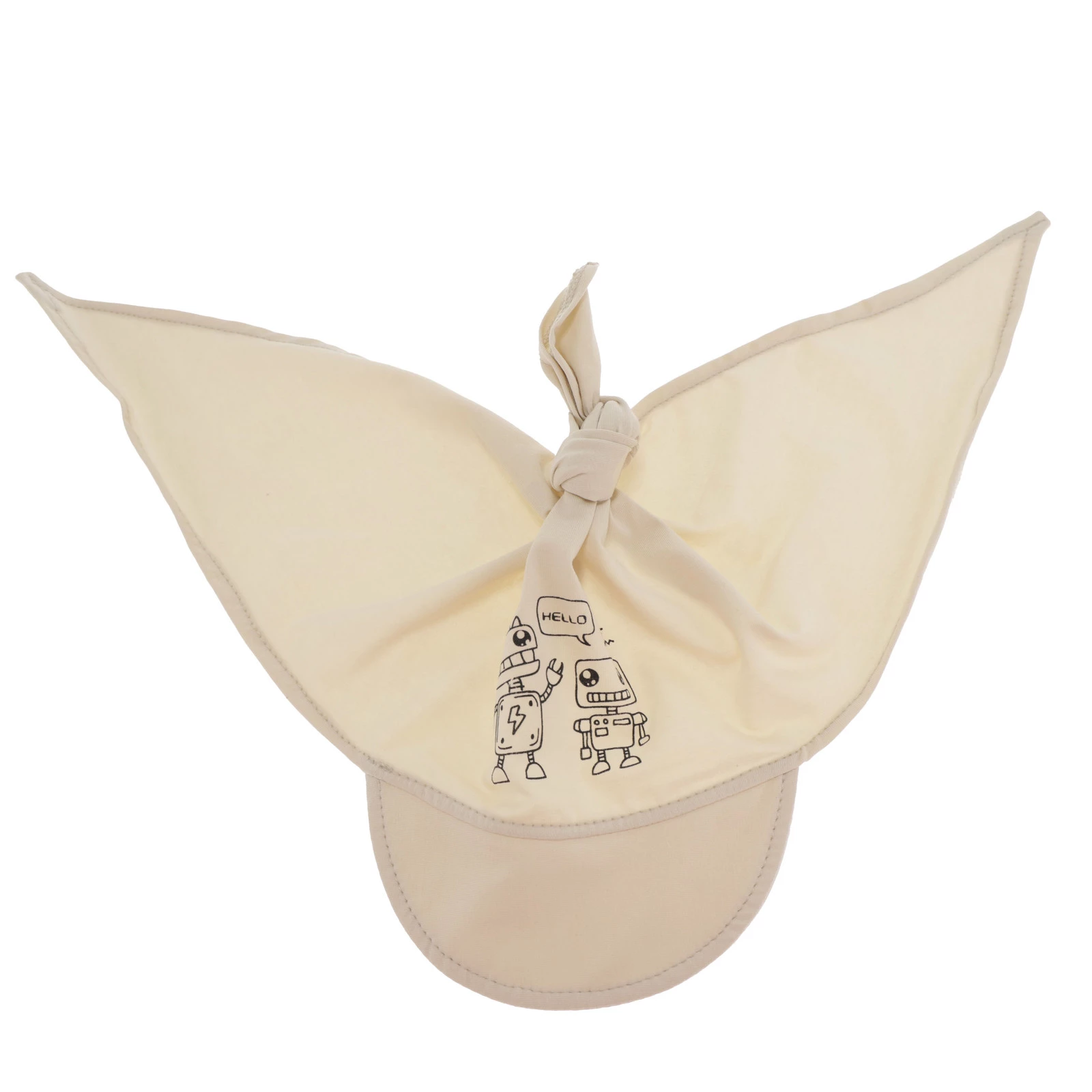 Chusta z daszkiem dla chłopca, błękitna, bawełniana Robik