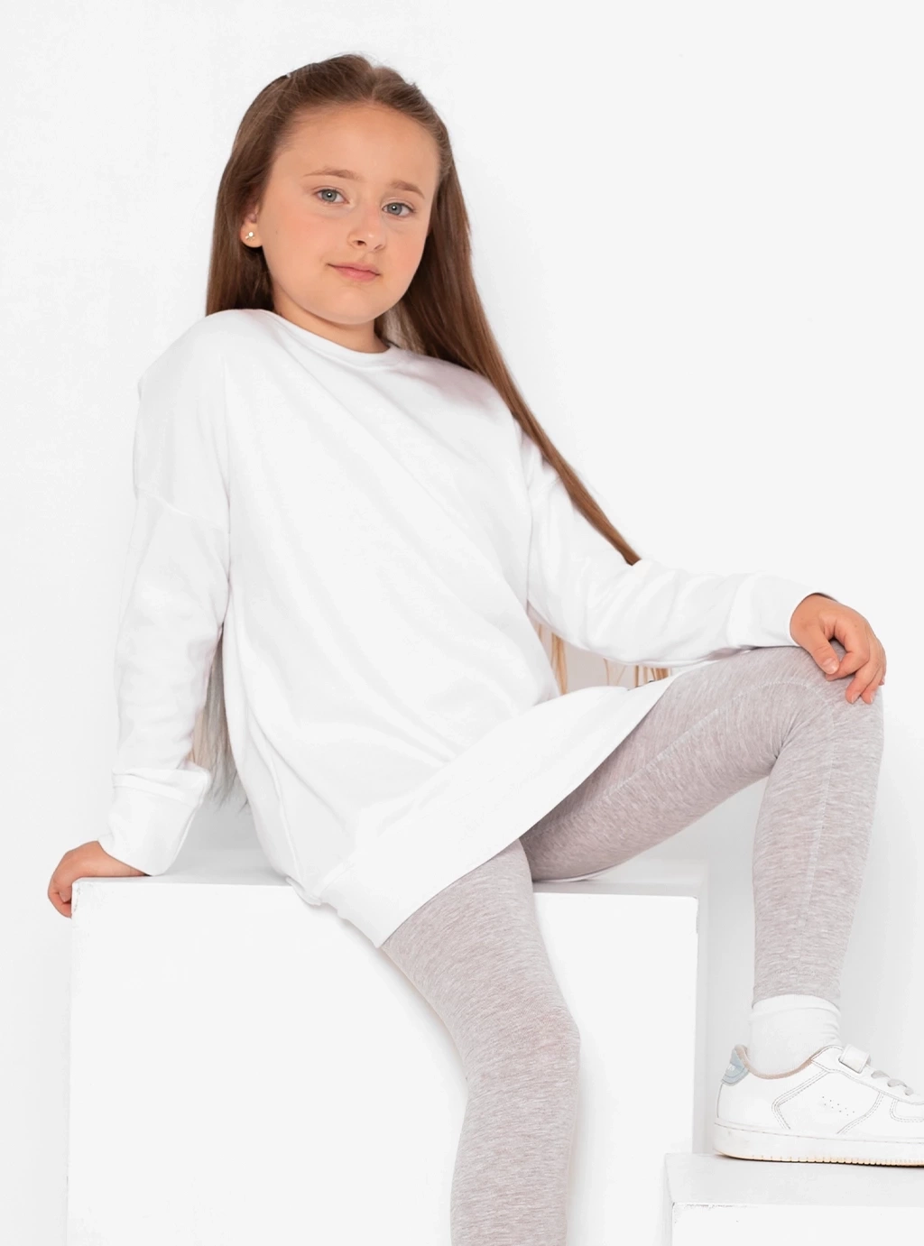 Bluza Basic Kids - Biała